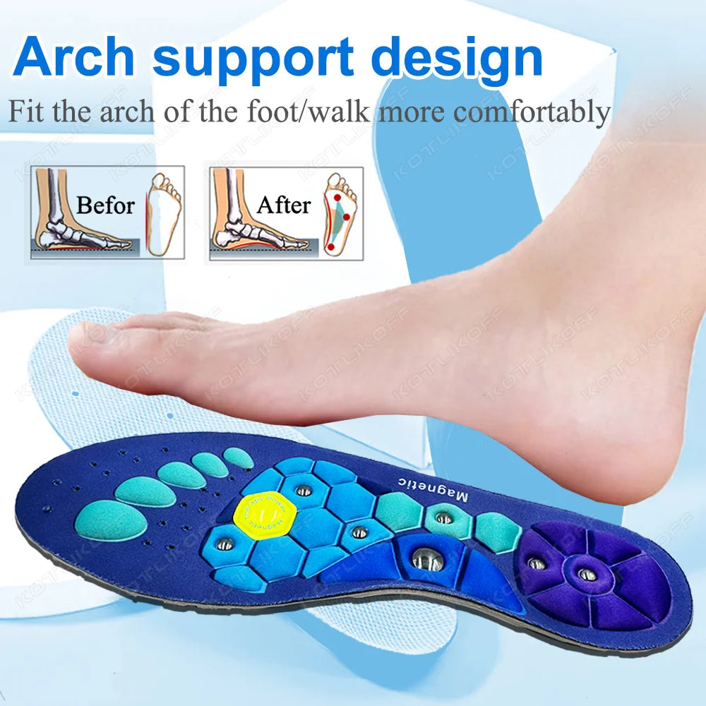 Magnetic Therapy Insoles – Massage & Slimming Shoe Pads