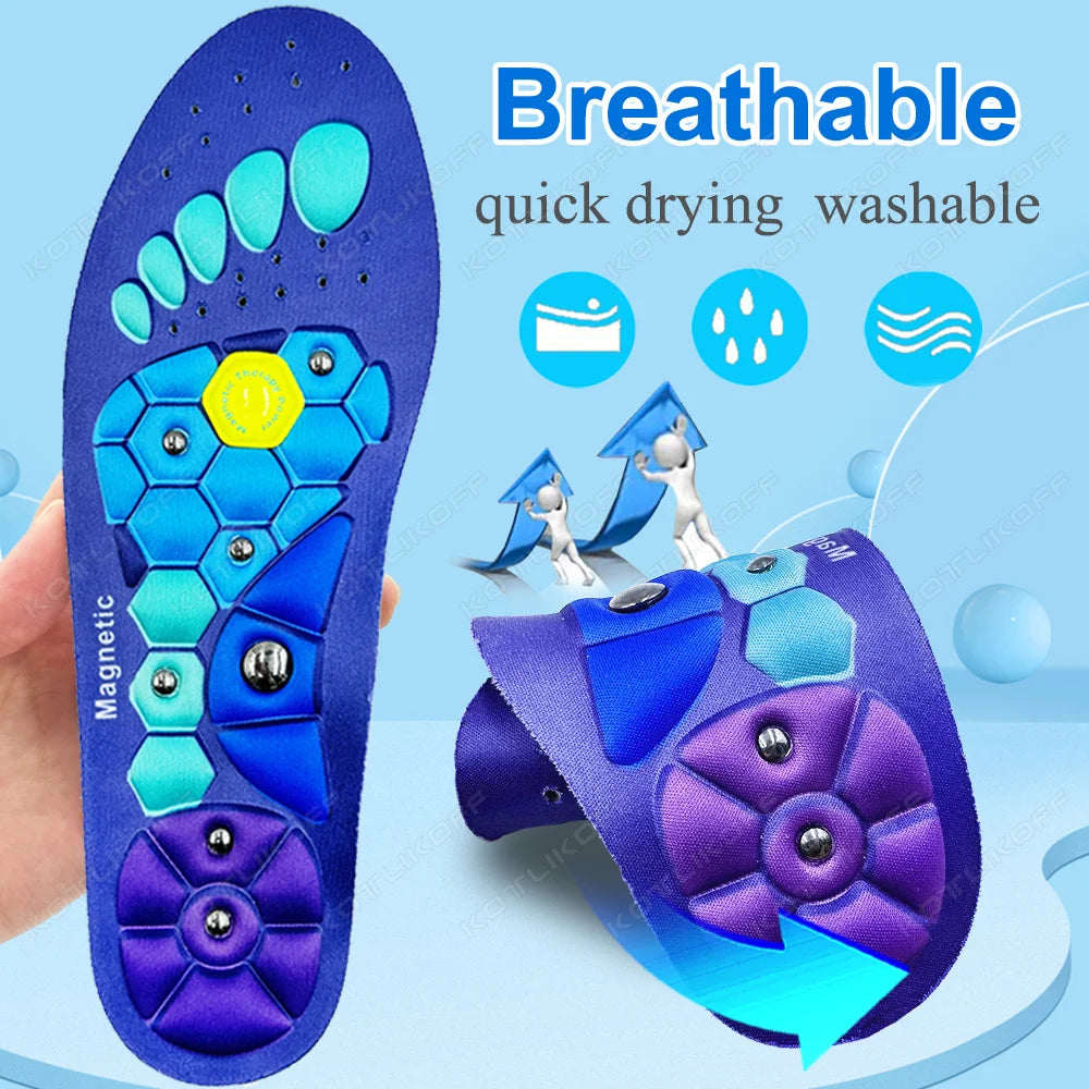 Magnetic Therapy Insoles – Massage & Slimming Shoe Pads