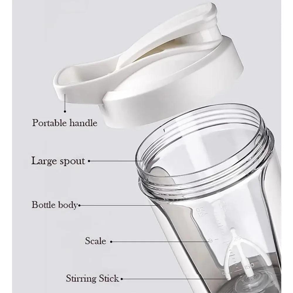 USB Rechargeable Electric Protein Shaker Cup – 15 oz