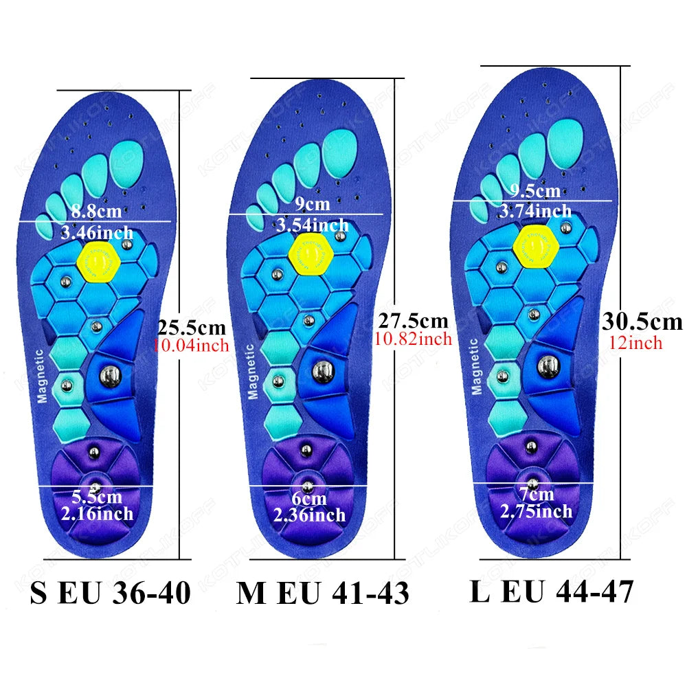 Magnetic Therapy Insoles – Massage & Slimming Shoe Pads