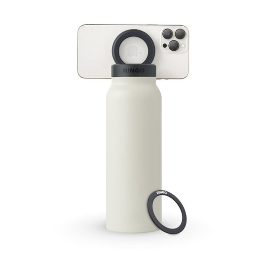 MagSafe Water Bottle with Phone Holder – Stainless Steel